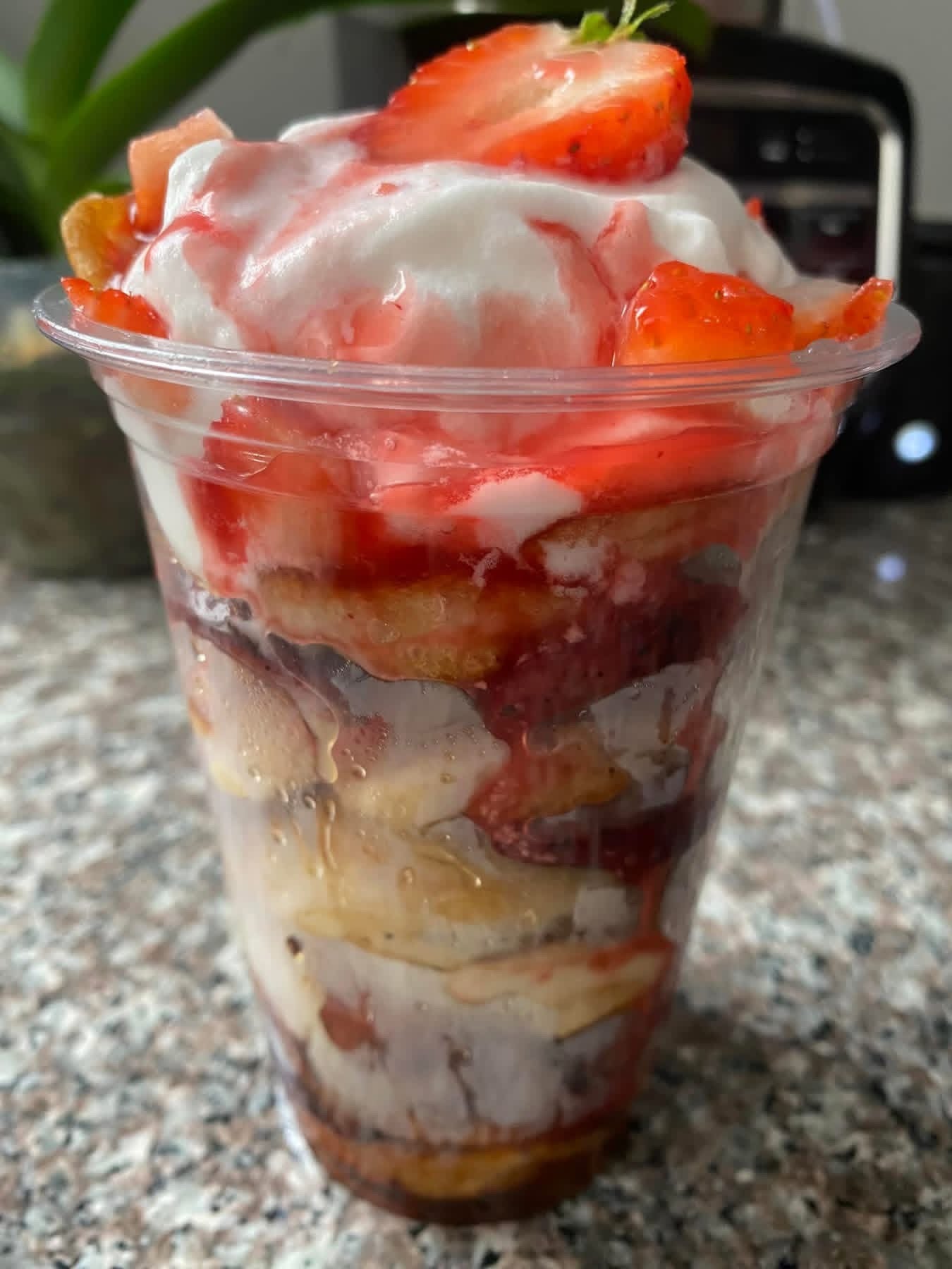 Pancake Fruit Cup