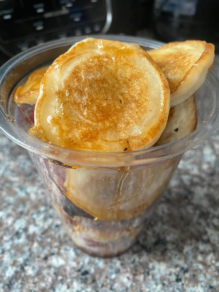 Pancake Fruit Cup